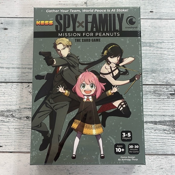 Kess Spy X Family Mission for Peanuts The Card Game NIB - Picture 1 of 7